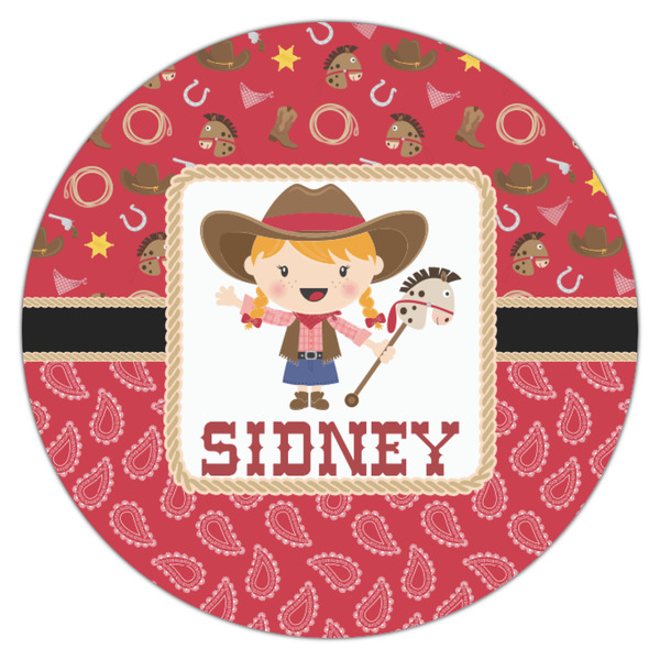 Red Western Drink Topper - Small - Single