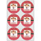 Red Western Drink Topper - XLarge - Set of 6