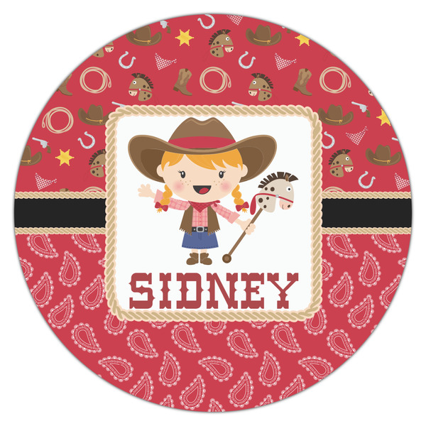 Red Western Drink Topper - XLarge - Single