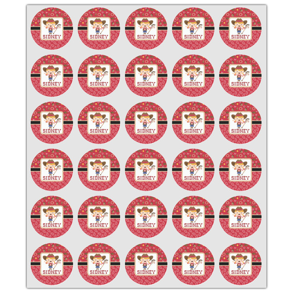 Red Western Drink Topper - XSmall - Set of 30