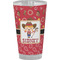 Red Western Pint Glass - Full Color (Personalized)
