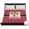 Red Western Duvet Cover - King (Personalized)