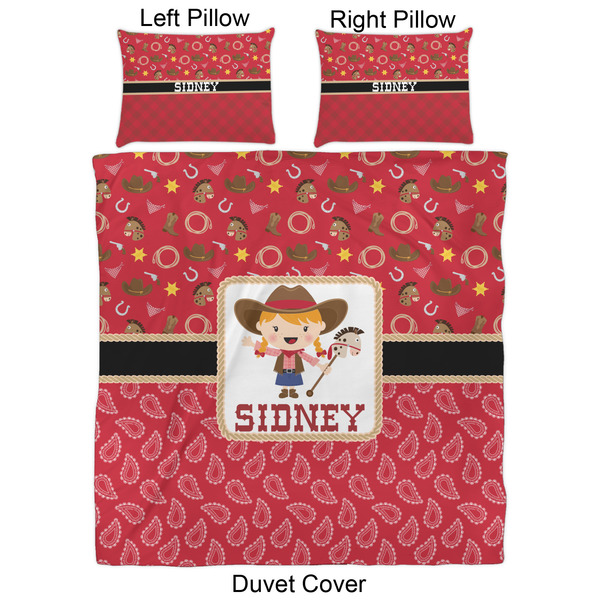 Red Western Duvet Cover Set - Queen - Approval