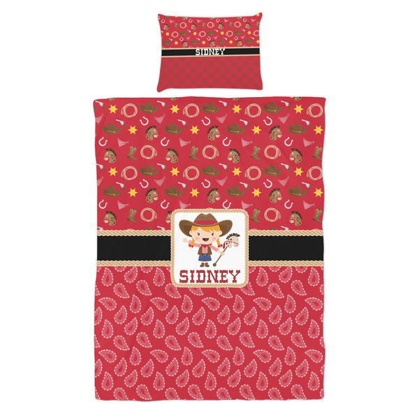 Red Western Duvet Cover Set - Twin - Alt Approval