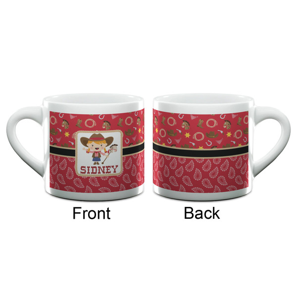 Red Western Espresso Cup - 6oz (Double Shot) (APPROVAL)