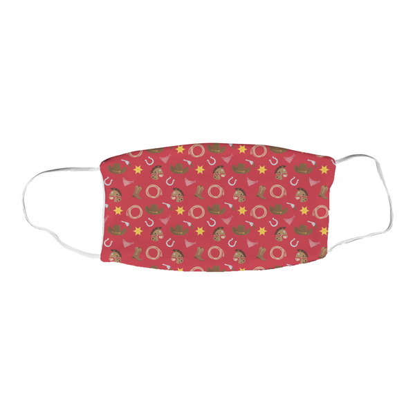 Red Western Fabric Face Mask