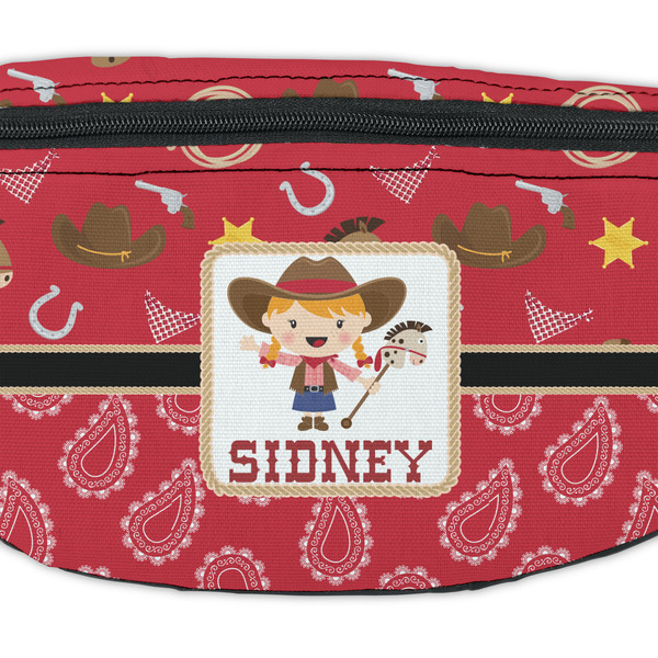 Red Western Fanny Pack - Closeup