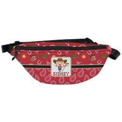 Red Western Fanny Pack - Classic Style (Personalized)