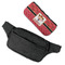 Red Western Fanny Packs - FLAT (flap off)