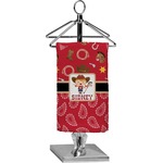 Red Western Finger Tip Towel - Full Print (Personalized)