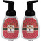 Red Western Foam Soap Bottle (Front & Back)