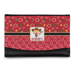 Red Western Genuine Leather Women's Wallet - Small (Personalized)