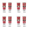 Red Western Glass Shot Glass - 2 oz - Set of 4 - APPROVAL