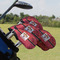 Red Western Golf Club Cover - Set of 9 - On Clubs