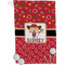 Red Western Golf Towel (Personalized)