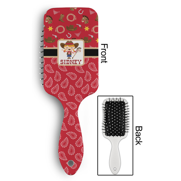 Red Western Hair Brush - Approval