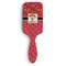 Red Western Hair Brush - Front View