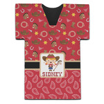 Red Western Jersey Bottle Cooler (Personalized)