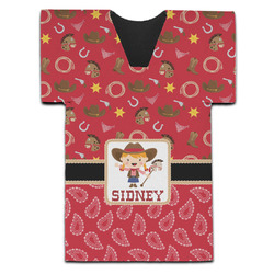 Red Western Jersey Bottle Cooler (Personalized)