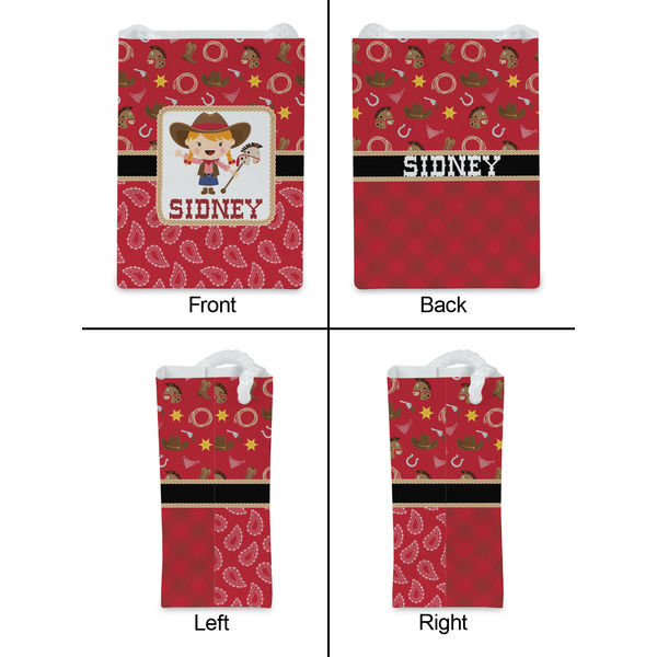 Red Western Jewelry Gift Bag - Gloss - Approval