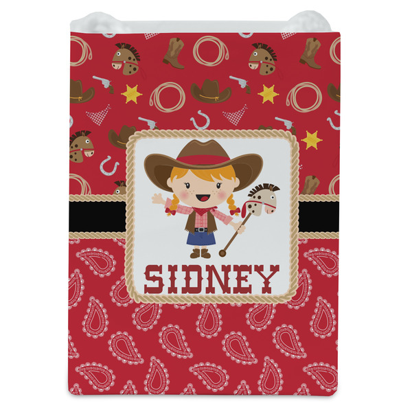Red Western Jewelry Gift Bag - Gloss - Front