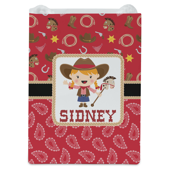 Red Western Jewelry Gift Bag - Matte - Front