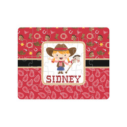 Red Western Jigsaw Puzzles (Personalized)