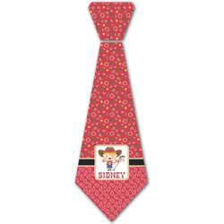 Red Western Iron On Tie - 4 Sizes w/ Name or Text