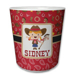 Red Western Plastic Tumbler 6oz (Personalized)