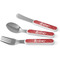 Red Western Kid's Flatware (Personalized)