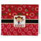 Red Western Kitchen Towel - Poly Cotton w/ Name or Text