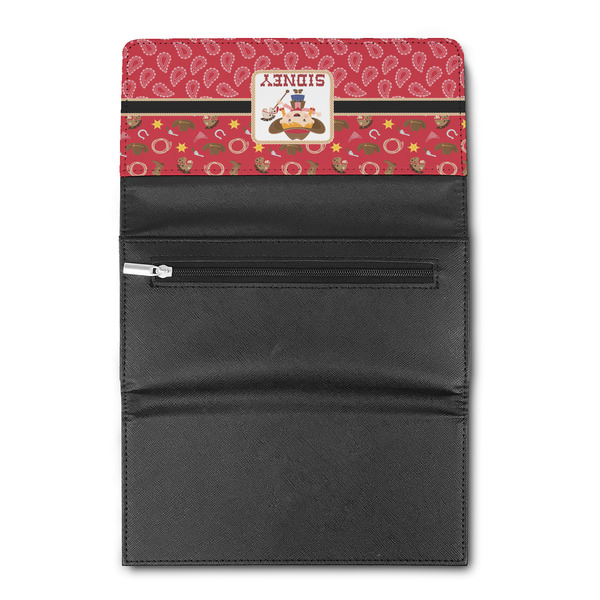 Red Western Ladies Wallet  (Personalized Opt)