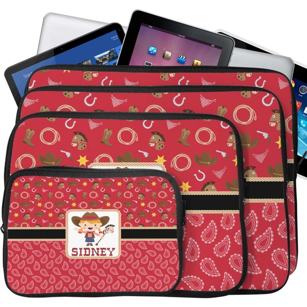 Red Western Laptop Case Sizes
