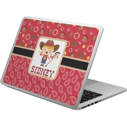 Red Western Laptop Skin - Custom Sized (Personalized)