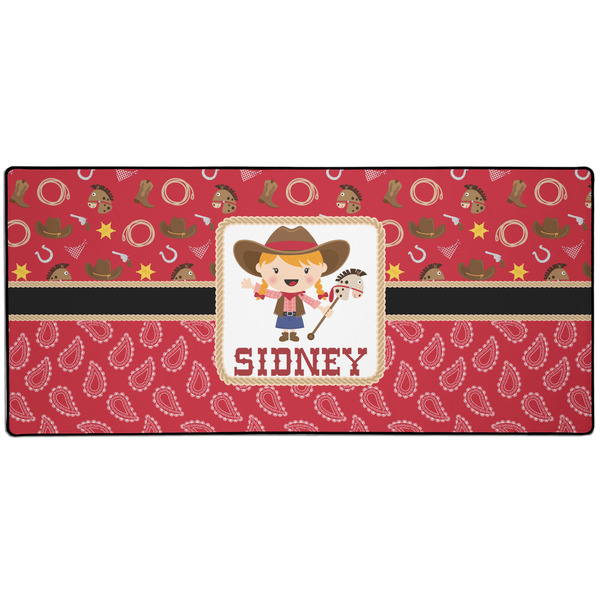 Custom Red Western Gaming Mouse Pad (Personalized)