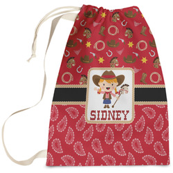 Red Western Laundry Bag (Personalized)