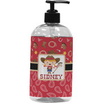 Red Western Plastic Soap / Lotion Dispenser (Personalized)