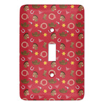 Red Western Light Switch Cover (Single Toggle)