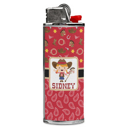 Red Western Case for BIC Lighters (Personalized)