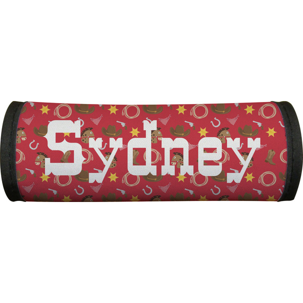 Red Western Luggage Handle Wrap