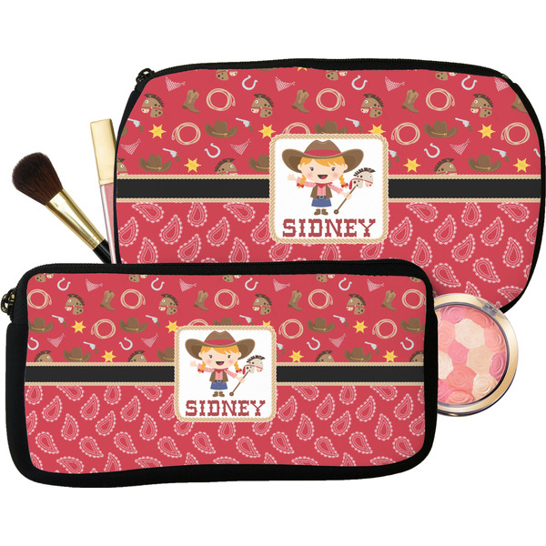 Red Western Makeup / Cosmetic Bags (Select Size)