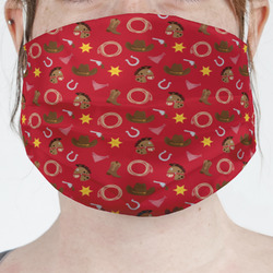 Red Western Face Mask Cover