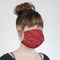 Red Western Mask - Quarter View on Girl