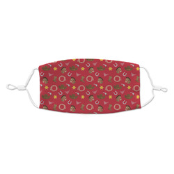Red Western Kid's Cloth Face Mask