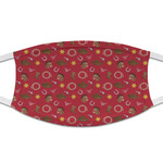 Red Western Cloth Face Mask (T-Shirt Fabric)