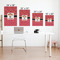 Red Western Matte Poster - Sizes