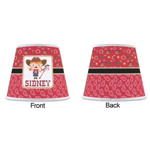 Red Western Poly Film Empire Lampshade - Approval