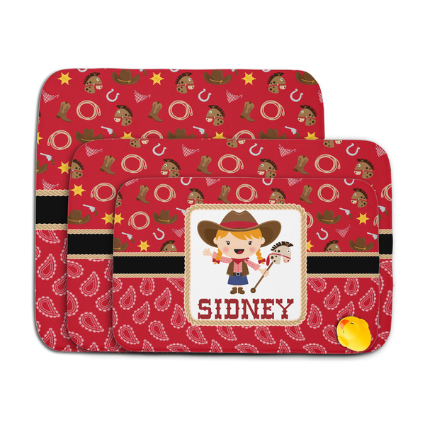 Red Western Memory Foam Bath Mat - MAIN PARENT