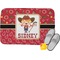 Red Western Memory Foam Bath Mat - 34"x21" (Personalized)