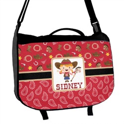 Red Western Messenger Bag (Personalized)
